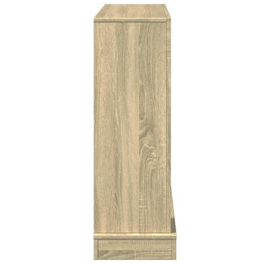 vidaXL Πλαίσιο Τζακιού Sonoma Δρυς 100x30x87,5 εκ. από Επεξ. Ξύλο