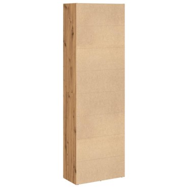 vidaXL Βιβλιοθήκη Αρτισιανή Δρυς 60x30x189cm από Επεξεργασμένο Ξύλο 1 τεμ.