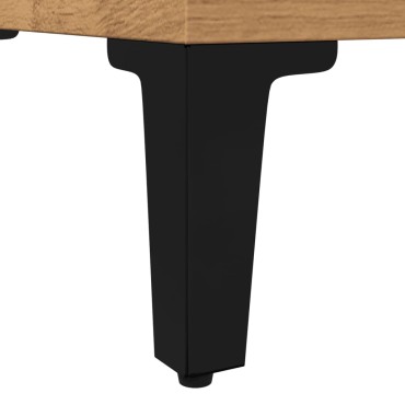 vidaXL Ντουλάπι μπάνιου Δρυς τεχνίτης 30x30x190cm Κατασκευασμένο ξύλο 1 τεμ.