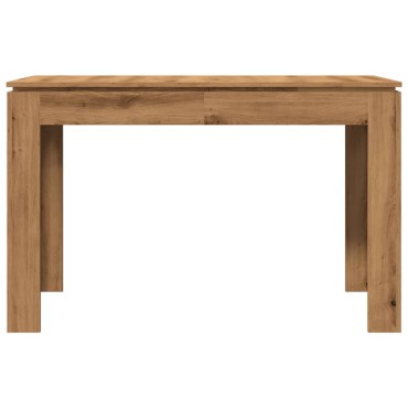 vidaXL Τραπεζαρία Αρτισιανή Δρυς 120x60x76cm από Επεξεργασμένο Ξύλο 1 τεμ.
