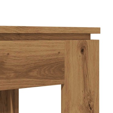 vidaXL Τραπεζαρία Αρτισιανή Δρυς 120x60x76cm από Επεξεργασμένο Ξύλο 1 τεμ.