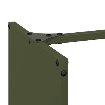 vidaXL Ράφι Καυσόξυλων 40x30x80 εκ. Χάλυβας ψυχρής έλασης