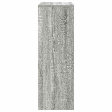 vidaXL Συρταριέρα με Συρτάρια και Πόρτες Γκρι Sonoma 73x31x90 εκ 1 τεμ.