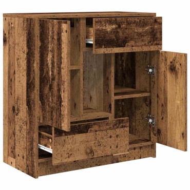 vidaXL Συρταριέρα με Συρτάρια και Πόρτες 70,5x34x74,5 εκ 1 τεμ.