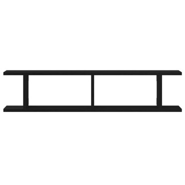 vidaXL Ραφιέρες Τοίχου 2 τεμ. 90x18x20cm Επεξεργασμένο Ξύλο
