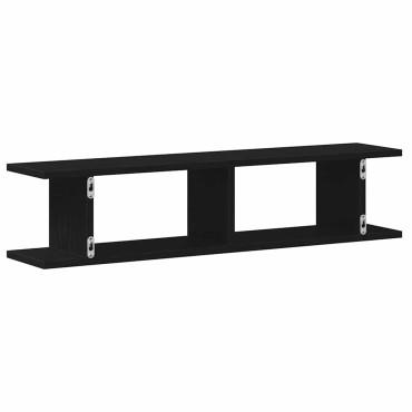 vidaXL Ραφιέρες Τοίχου 2 τεμ. 90x18x20cm Επεξεργασμένο Ξύλο