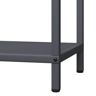 vidaXL Ράφι για καυσόξυλα Ανθρακί 40x25x90 εκ. Ατσάλι ψυχρής έλασης