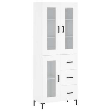 vidaXL Ντουλάπι Λευκό 69,5x34x180cm από Επεξεργασμένο Ξύλο 1 τεμ.
