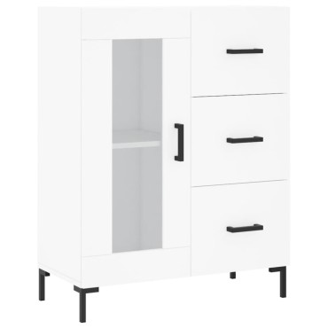 vidaXL Ντουλάπι Λευκό 69,5x34x180cm από Επεξεργασμένο Ξύλο 1 τεμ.
