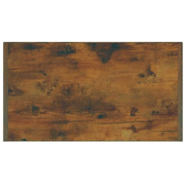 vidaXL Ντουλάπι Μπάνιου Καπνιστή Δρυς 60x33x80cm Επεξεργασμένο Ξύλο