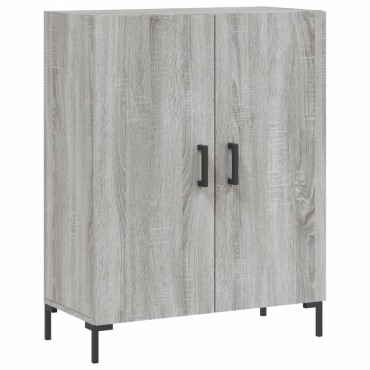 vidaXL Ντουλάπι Γκρι Sonoma 69,5x34x180cm Επεξεργασμένο Ξύλο 1 τεμ.