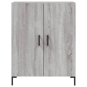vidaXL Ντουλάπι Γκρι Sonoma 69,5x34x180cm Επεξεργασμένο Ξύλο 1 τεμ.