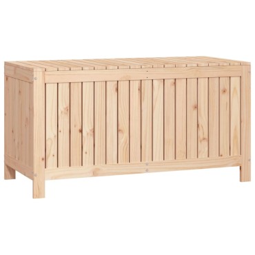 vidaXL Μπαούλο Αποθήκευσης Κήπου 121x55x64cm από Μασίφ Ξύλο Πεύκου 1 τεμ.