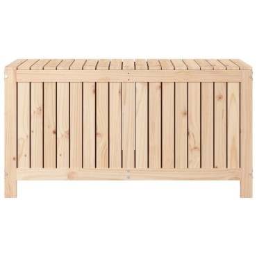 vidaXL Μπαούλο Αποθήκευσης Κήπου 121x55x64cm από Μασίφ Ξύλο Πεύκου 1 τεμ.