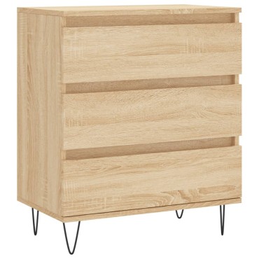 vidaXL Συρταριέρα Sonoma Δρυς 60x35x70cm Επεξεργασμένο Ξύλο 1 τεμ.