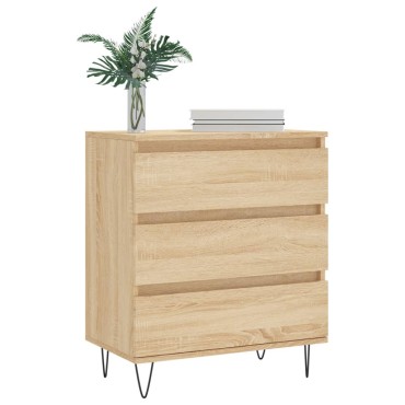 vidaXL Συρταριέρα Sonoma Δρυς 60x35x70cm Επεξεργασμένο Ξύλο 1 τεμ.