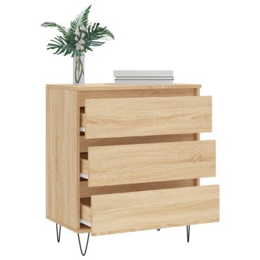 vidaXL Συρταριέρα Sonoma Δρυς 60x35x70cm Επεξεργασμένο Ξύλο 1 τεμ.