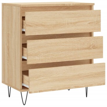 vidaXL Συρταριέρα Sonoma Δρυς 60x35x70cm Επεξεργασμένο Ξύλο 1 τεμ.
