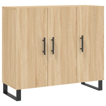 vidaXL Ντουλάπι Sonoma δρυς 90x34x80cm Επεξεργασμένο Ξύλο 1 τεμ.