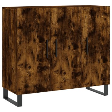 vidaXL Ντουλάπι Καπνιστή Δρυς 90x34x80cm Επεξεργασμένο Ξύλο 1 τεμ.