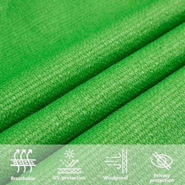 vidaXL Πανί Σκίασης Ανοιχτό Πράσινο 2,5 x 4 μ. από HDPE 160 γρ./μ²
