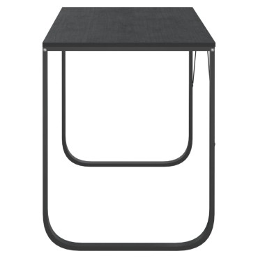 vidaXL Γραφείο Υπολογιστή Μαύρο 110x60x73cm από Μοριοσανίδα 1 τεμ.
