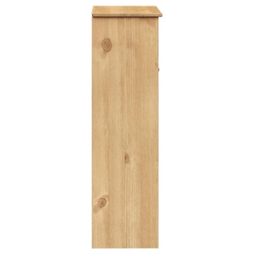 vidaXL Πάνω Ντουλάπι-Βιτρίνα VIGO 78x30x100cm Μασίφ Ξύλο Πεύκου 1 τεμ.