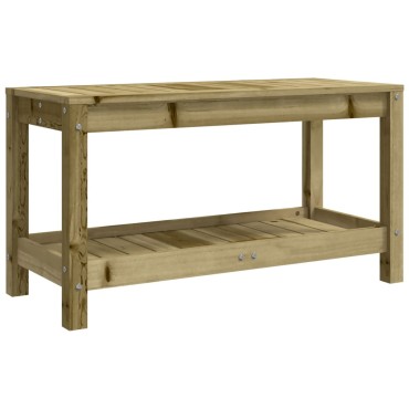 vidaXL Παγκάκι Κήπου 82,5x35x45cm από Εμποτισμένο Ξύλο Πεύκου 1 τεμ.