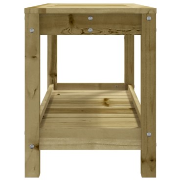 vidaXL Παγκάκι Κήπου 82,5x35x45cm από Εμποτισμένο Ξύλο Πεύκου 1 τεμ.