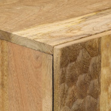 vidaXL Ντουλάπι 60x33x100cm από Μασίφ Ξύλο Μάνγκο 1 τεμ.