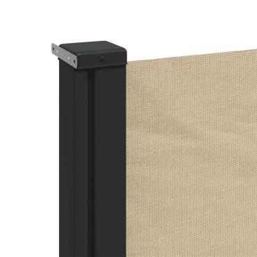 vidaXL Σκίαστρο Πλαϊνό Συρόμενο Μπεζ 140 x 500 εκ.