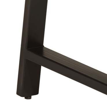 vidaXL Γραφείο με Συρτάρια 105x55x70cm από Μασίφ Ξύλο Μάνγκο & Σίδηρο