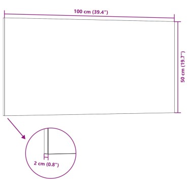 vidaXL Πάνελ Τοίχου 3D 10 τεμ. Σκούρο Καφέ 100 x 50 EPS