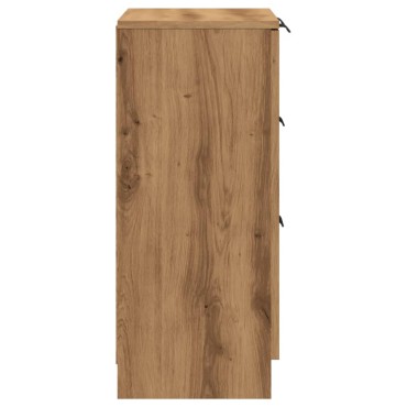 vidaXL Μπουφές Αρτισιανή Δρυς 60x30x70cm από Επεξεργασμένο Ξύλο 1 τεμ.
