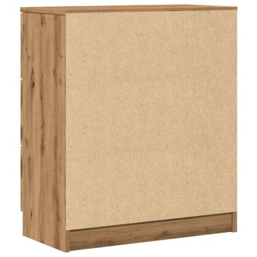 vidaXL Μπουφές Αρτισιανή Δρυς 60x30x70cm από Επεξεργασμένο Ξύλο 1 τεμ.