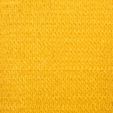 vidaXL Πανί Σκίασης Κίτρινο 3,6 x 3,6 μ. από HDPE 160 γρ./μ²