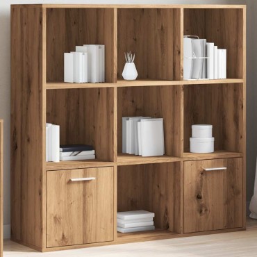 vidaXL Βιβλιοθήκη Artisan Δρυς 98x29x97,5cm Επεξεργασμένο Ξύλο 1 τεμ.
