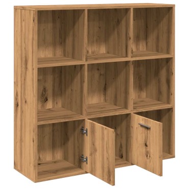 vidaXL Βιβλιοθήκη Artisan Δρυς 98x29x97,5cm Επεξεργασμένο Ξύλο 1 τεμ.