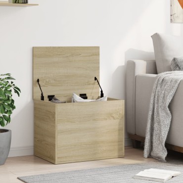 vidaXL Κουτί Αποθήκευσης Sonoma Δρυς 60x42x46cm Επεξεργασμένο Ξύλο 1 τεμ.