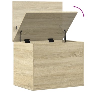 vidaXL Κουτί Αποθήκευσης Sonoma Δρυς 60x42x46cm Επεξεργασμένο Ξύλο 1 τεμ.