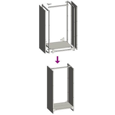 vidaXL Ράφι Καυσόξυλων Μαύρο 40x30x80 εκ. Χάλυβας ψυχρής έλασης