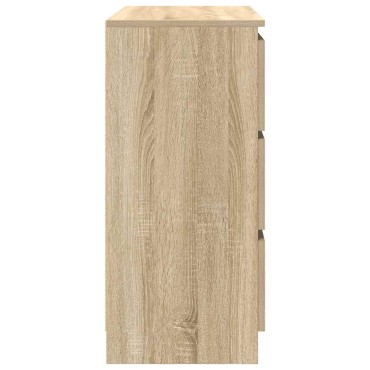 vidaXL Ντουλάπι Sonoma δρυς 80x35x76cm Επεξεργασμένο Ξύλο 1 τεμ.