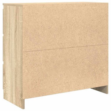 vidaXL Ντουλάπι Sonoma δρυς 80x35x76cm Επεξεργασμένο Ξύλο 1 τεμ.