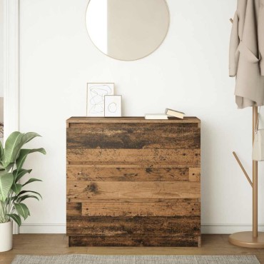 vidaXL Ντουλάπι Παλιό Ξύλο 80x35x76cm Επεξεργασμένο Ξύλο 1 τεμ.