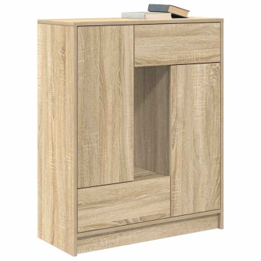 vidaXL Συρταριέρα με Συρτάρια και Πόρτες Sonoma Δρυς 73x31x90 εκ 1 τεμ.