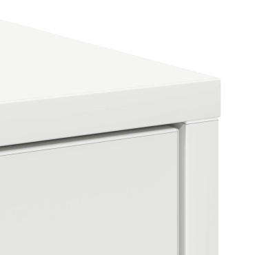 vidaXL Συρταριέρα με Συρτάρια και Πόρτες Λευκή 73x31x90 εκ 1 τεμ.
