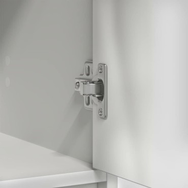 vidaXL Συρταριέρα με Συρτάρια και Πόρτες Λευκή 73x31x90 εκ 1 τεμ.
