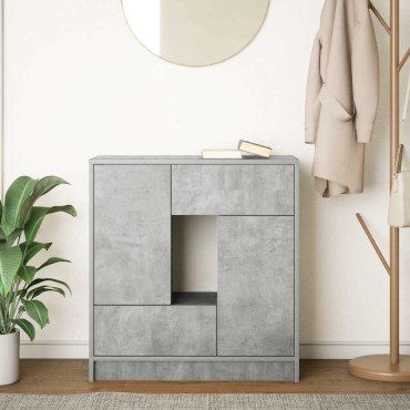 vidaXL Συρταριέρα με Συρτάρια και Πόρτες 70,5x34x74,5 εκ 1 τεμ.