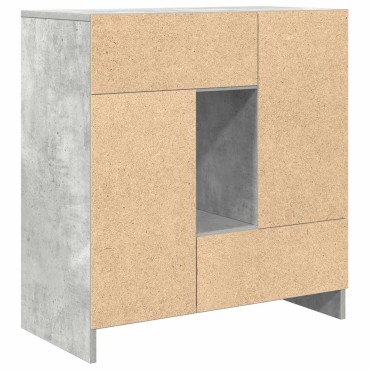 vidaXL Συρταριέρα με Συρτάρια και Πόρτες 70,5x34x74,5 εκ 1 τεμ.