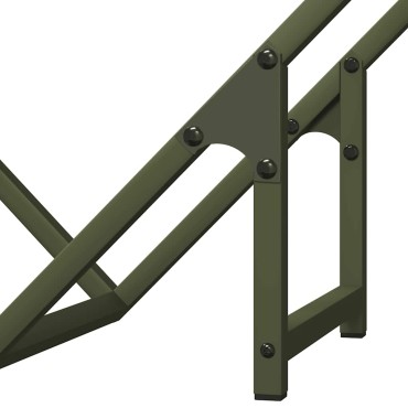 vidaXL Ράφι για καυσόξυλα 50x25x50 εκ. Ατσάλι ψυχρής έλασης
